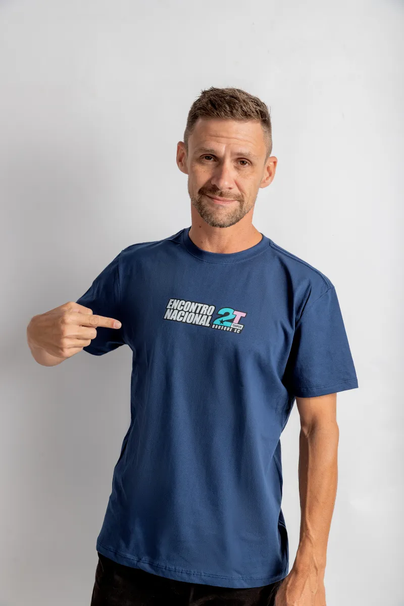Camiseta Azul Marinho ENM2TEMPOS